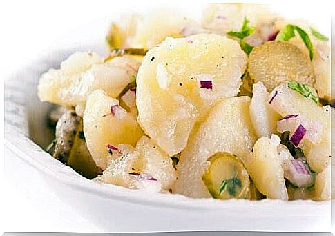 recipe with potatoes: potato salad