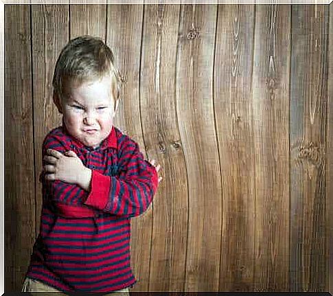 Defiant child does not want to listen.