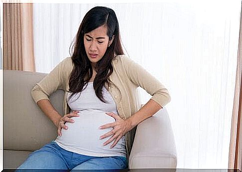 pregnant woman with aches and pains