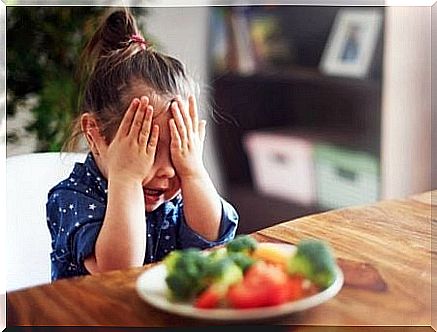 Children who do not want to eat vegetables.